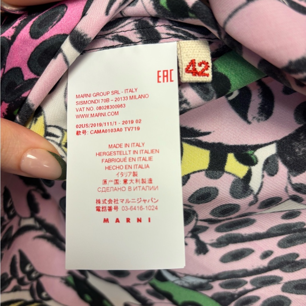 Unique Marni Patterned Button-Down - image 5